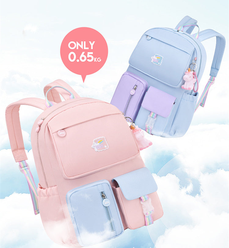 Korean fashion shoulder school bag (Waterproof)