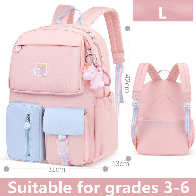 Korean fashion shoulder school bag (Waterproof)