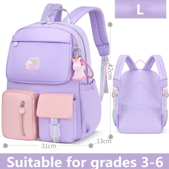 Korean fashion shoulder school bag (Waterproof)