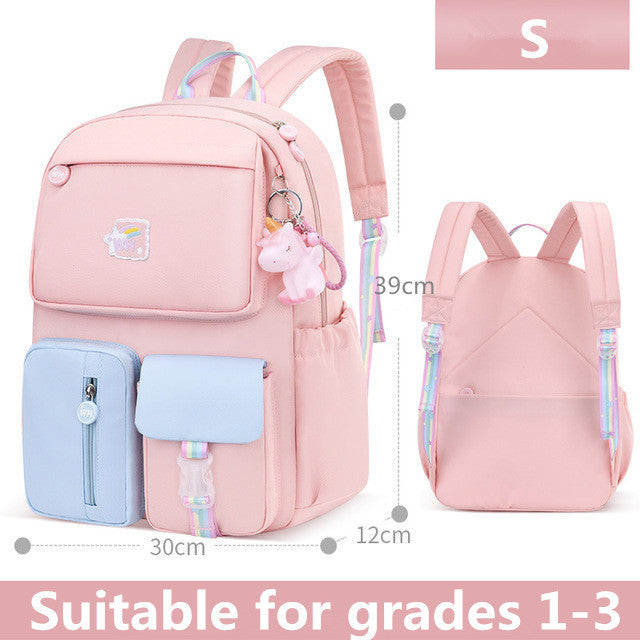 Korean fashion shoulder school bag (Waterproof)