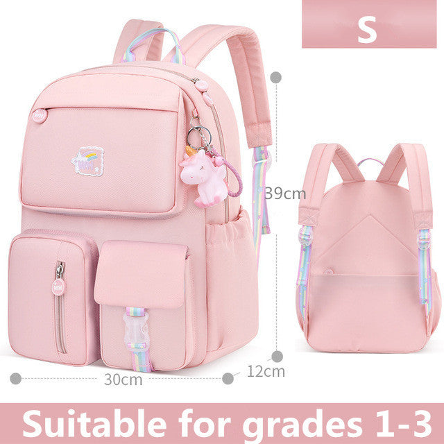 Korean fashion shoulder school bag (Waterproof)