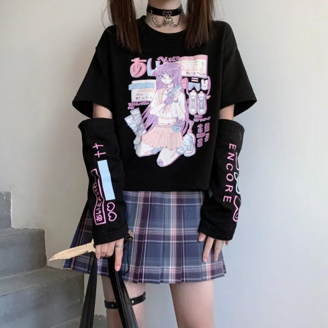 E Girl Anime Tshirt
