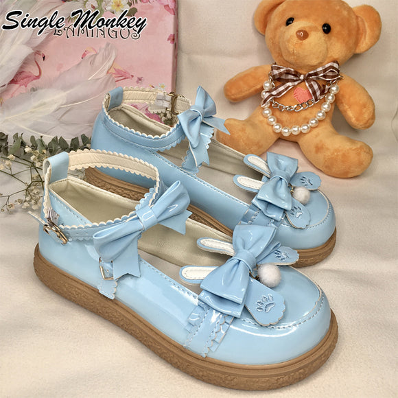 Bunny Mary Janes Shoes Lolita