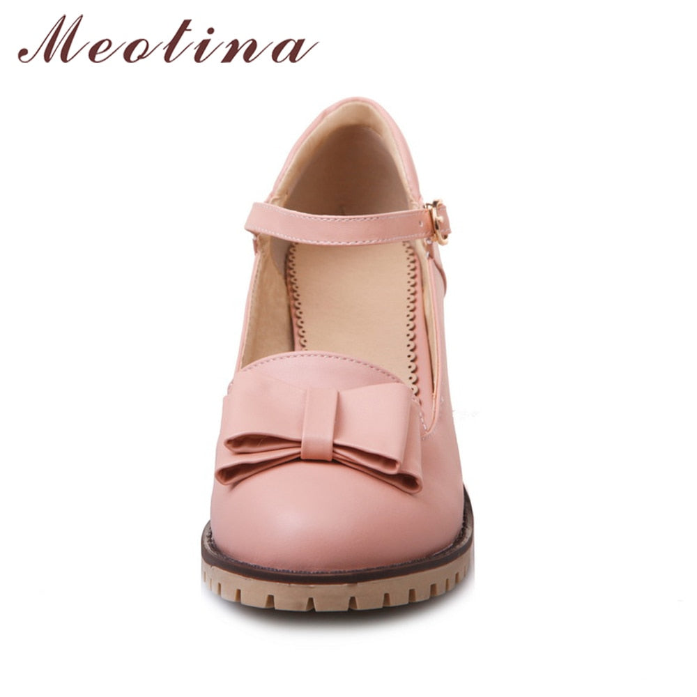 a Women Pumps Lolita Shoes Platform