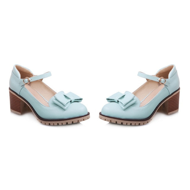 a Women Pumps Lolita Shoes Platform