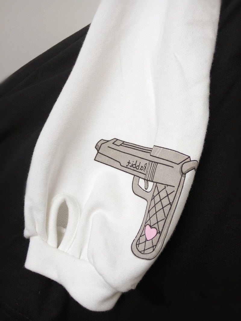 Black Comic Rabbit Dress