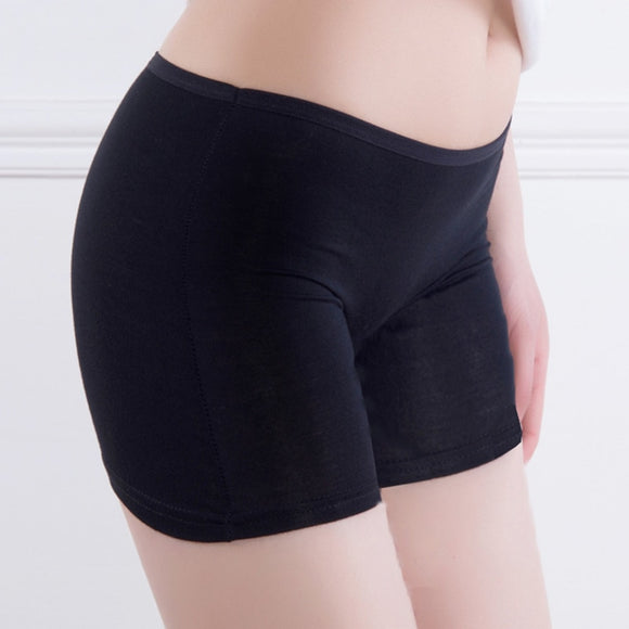 Women Soft Cotton Seamless Safety Under Skirt Short