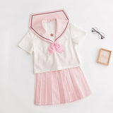 Sakura light pink Japanese school uniform set