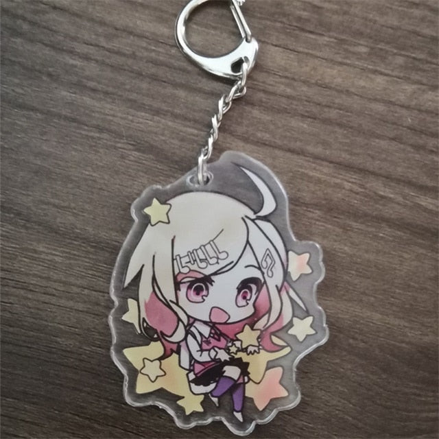 Anime Dangan Ronpa Danganronpa V3 Key Chains Two-sided Keychain