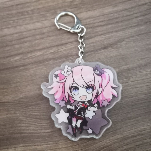 Anime Dangan Ronpa Danganronpa V3 Key Chains Two-sided Keychain