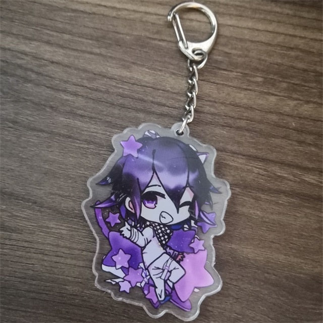 Anime Dangan Ronpa Danganronpa V3 Key Chains Two-sided Keychain